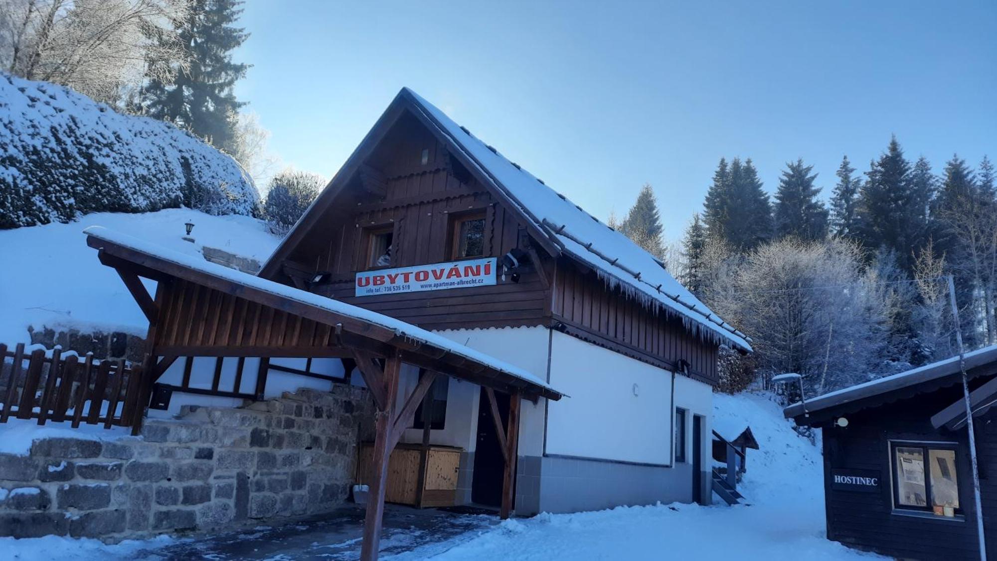 Apartman Albrecht Albrechtice v Jizerskych horach Exteriör bild